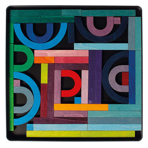 Magnet Puzzle Letter Shapes (Grimm's)