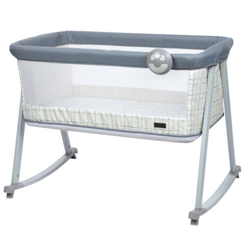 Monbebe Whisper 3 in 1 Rocking Bassinet and Play Yard, Plaid