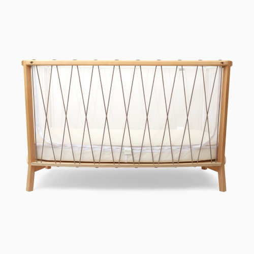 Charlie Crane KIMI Baby Bed - Hazelnut, Coco Organic Mattress