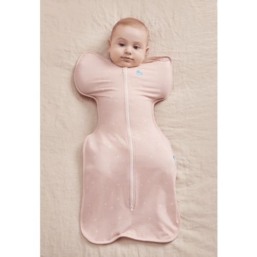 Swaddle Up™ 1.0 TOG Cotton - Small, Powder Pink Twinkle