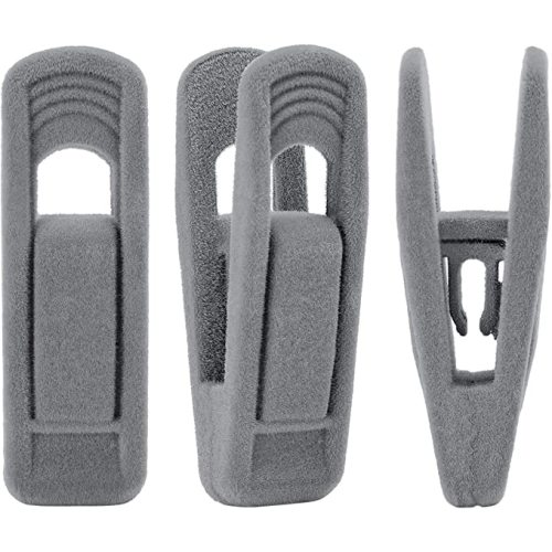 Trgowaul Velvet Hangers Clips, Pants Hangers Velvet Clips, Strong Finger Clips Perfect for Thin Velvet Hangers