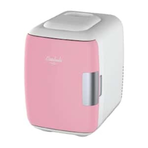 Classic 0.14 cu. ft. Retro Mini Fridge in Pink without Freezer