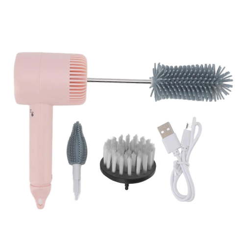 Revolutionary Cleaning Solution, Multi-Purpose Electric Bottle Brush Cleaner with 360 Degree Rotation for Thorough Cleaning, Travel Size Electric