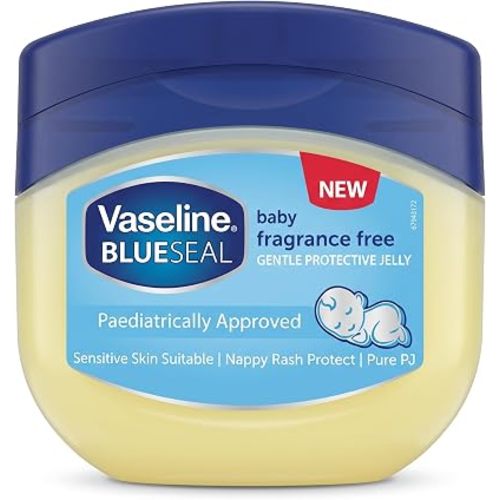 Vaseline Blue Seal Baby Petroleum Jelly, Fragrance Free, 450 ml