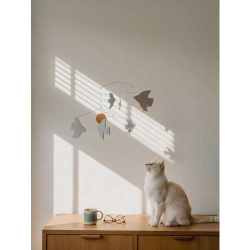 Montessori Decoration for a children's room - Flying Birds Nursery Mobile