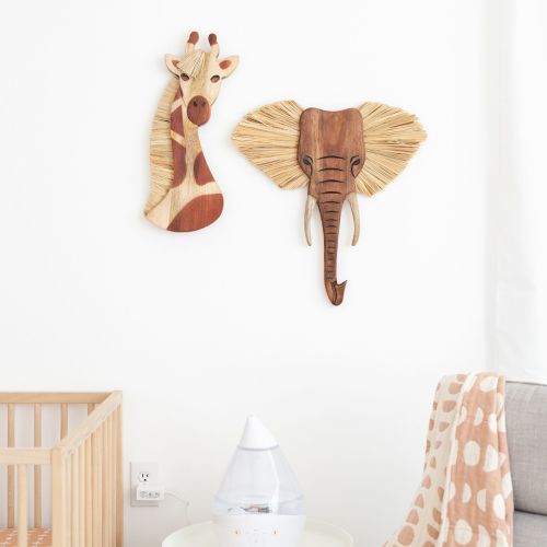 Elephant Wall Decor - Elephant Nursery Decor | Crane Baby
