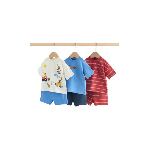 Cotton T-Shirts & Shorts Assorted 6-Pack