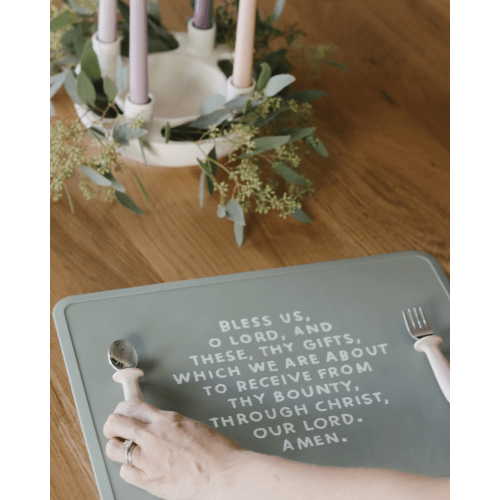 Meal Blessing Silicone Placemat
