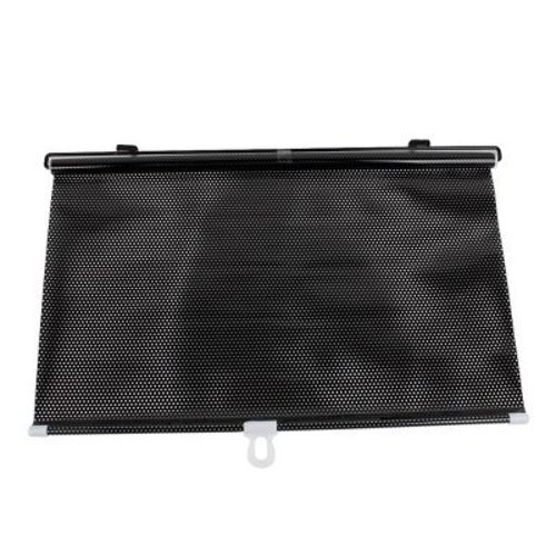 Unique Bargains Retractable Car Front Side Window Sun Shade 50cm x 130cm Black