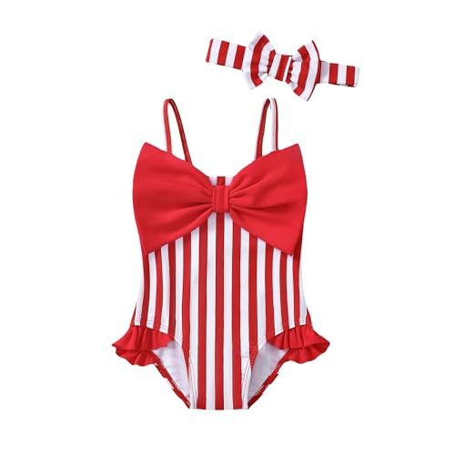 Mioglrie Toddler Baby Girl Swimsuit Infant Bathing Suits Summer Beach Swim Suit Newborn One Piece Swimwear for Girls