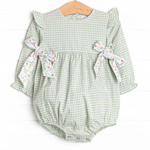 Green Goddess Gingham Bubble, Green – Stitchy Fish