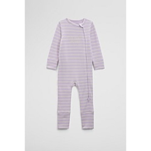 Lilac Stripe Waffle Jumpsuit - Jumpsuits & Bodysuits | Country Road