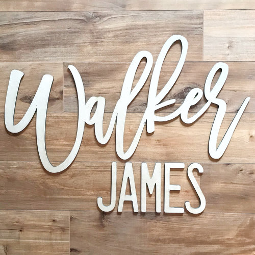 Wooden Name Sign | Nursery Name Sign Baby Name Sign