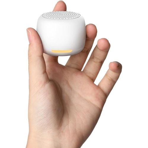 Babelio White Noise Sound Machine, Night Light, Mini and Portable, 15 Non-looping Sounds, Timer, Memory Function, for Adults Baby, Travel, White