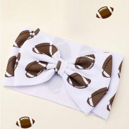 1pc Football Pattern Headband For Baby,Soft Nylon Elastic Wide Hairband,Sports Style Party Headwear,Toddler Girls Turban,Kids Baby Hair Accessories | SHEIN USA