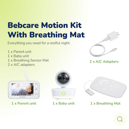 Bebcare Motion Digital Video Baby Monitor (With Bebcare Breathing Sensor Mat)