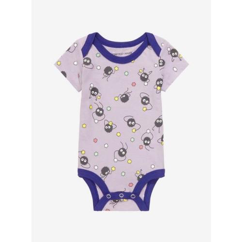Studio Ghibli Spirited Away Soot Sprites Allover Print Infant One-Piece | BoxLunch