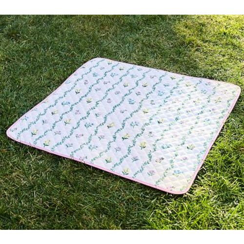 Stripe Floral All Weather Playmat Pastel