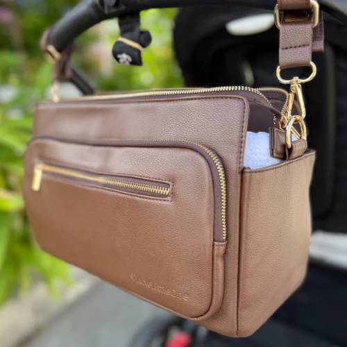 Vegan Leather Pram Caddy