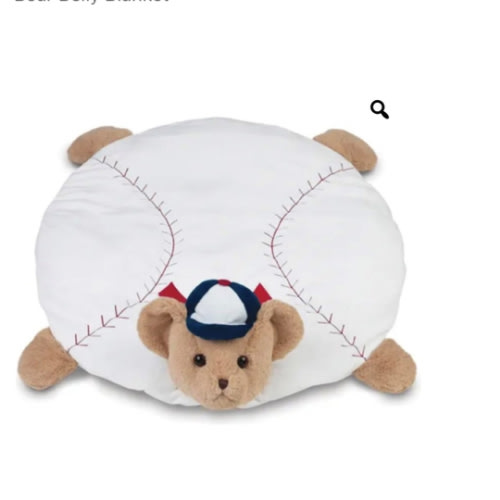 Lil Slugger Baseball Bear Belly Blanket at Marshmallow Dream