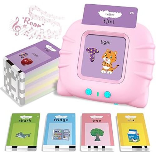 Talking Flash Cards for Toddler 1 2 3 4 Year Old Gifts, Learning Toys for Toddlers 2-4 Years, Sensory Toy for Kids with Autism, Speech Therapy Toys, Montessori Toys, 510 Sight Words Flash Cards