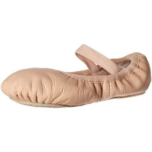 Bloch Bloch Belle Child Ballet Shoes, Toddler Girls Dance Shoes, High Durability, Soft Leather Upper, Flexible Suede Outsole, Pre-Sewn Elastic, Heart Printed Sock-Liner, Ballet Shoe