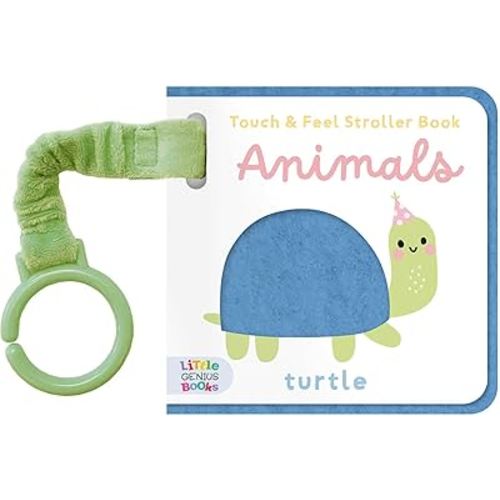 Touch & Feel Stroller Book - Animals