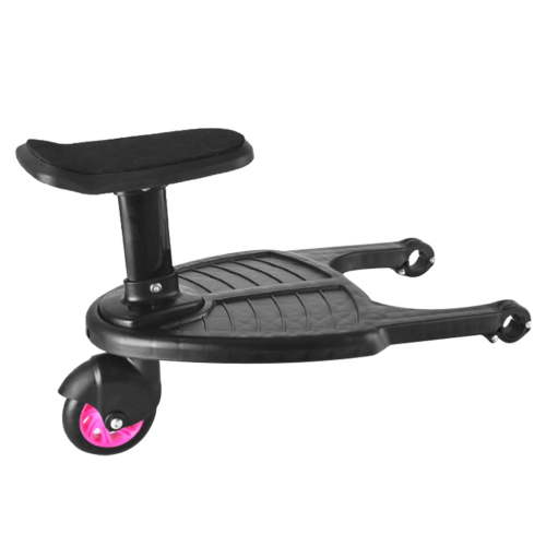 WtZbdo Universal Stroller Board 2-in-1 Buggy Board with Detachable Seat Standing Board, Rider Stroller Glider Board Suitable for Most Brands of Strollers, Holds Children Up