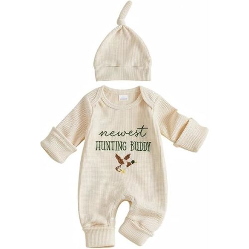 Newborn Baby Boy Fall Outfit Romper Jumpsuit Infant Clothes