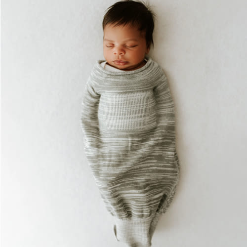 Bamboo Blend Beige Swaddle Sleep Sack – Swaddelini