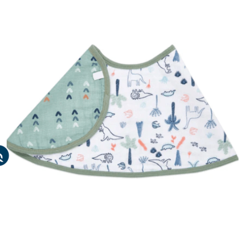 Dinotime Muslin Burpy Bib | aden + anais