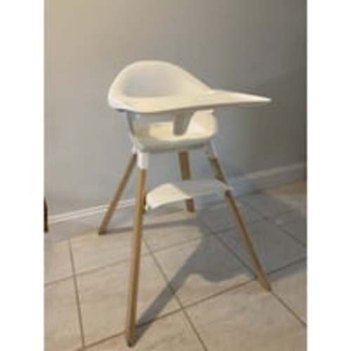 Stokke Clikk High Chair All In One White Minimalist