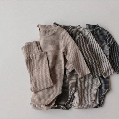 Long Sleeved Striped Loungewear Set – Teeny Mini Me