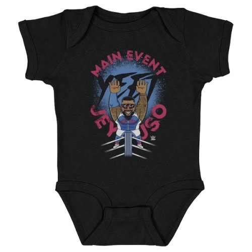 Infant 500 Level Black Jey Uso Big Shots Ropes Bodysuit