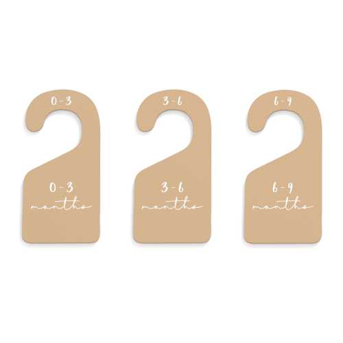 Baby Nursery Closet Dividers, Acrylic, Closet Organizer, Baby Shower Gift, New Mom, Wardrobe Hangers, Size Markers, Newborn, Gender Neutral