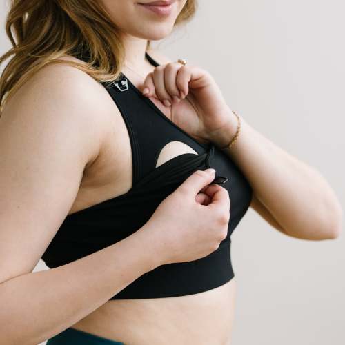 Maternity Sports Bra - Black | MT SPORT
