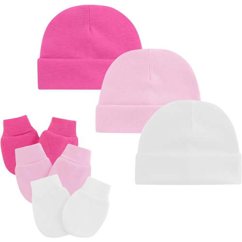 Baby Hats and Mittens Set Newborn Essentials Beanie Newborn Infant Hats for Baby Boys Girls
