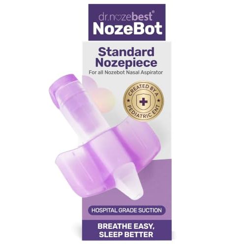 Dr. Noze Best NozeBot Standard Replacement Nosepiece | Medical-grade silicone replacement nosepiece designed for use with the Dr. Noze Best NozeBot aspirator.