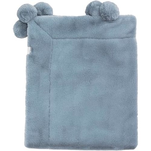 Mud Pie Kids' Blue Pom Blanket