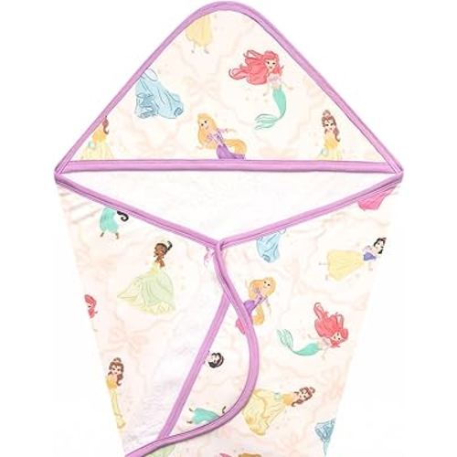 Copper Pearl Premium Knit Hooded Bath Towel Disney Princess