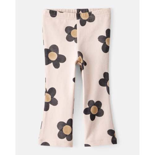 Baby Girl Floral Cotton Flare Leggings - Carter's | Carter's