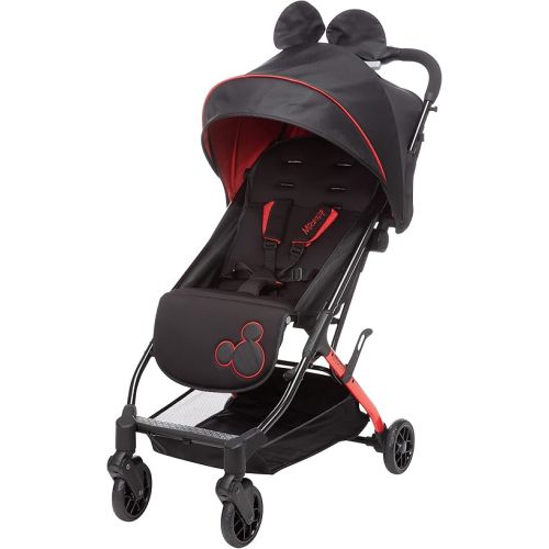Disney Mickey Mouse Teeny Ultra Compact Stroller, Let's Go Mickey!, Black