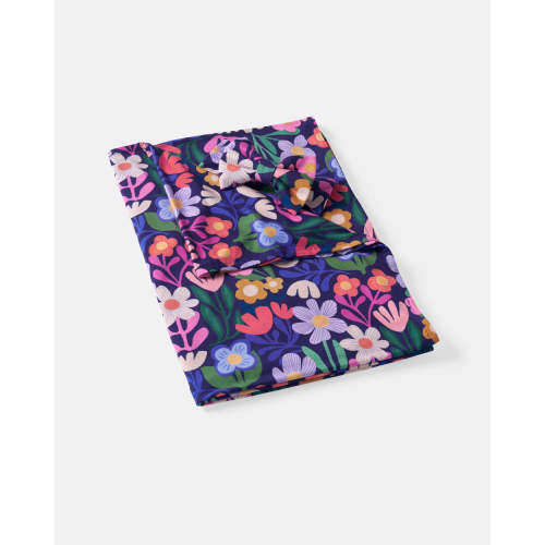 Wild Garden Swaddle & Luxe Bow Headband Set | Little Sleepies