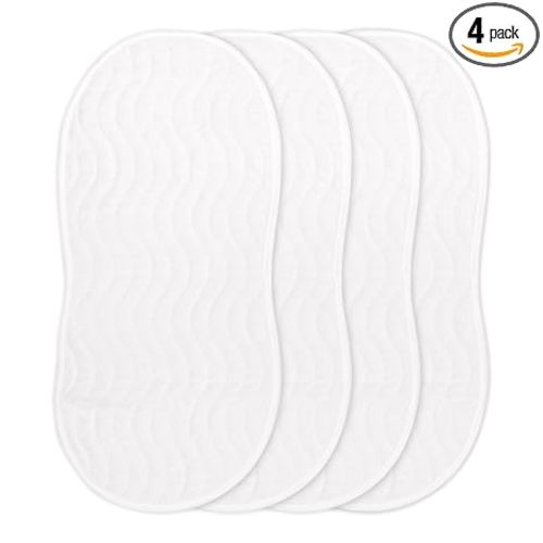 Ubbi Baby Reusable Changing Pad Covers, Easy to Clean, Waterproof, 4 Count