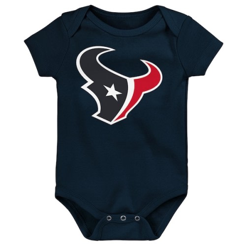 Newborn   Navy Houston Texans Primary Logo Bodysuit