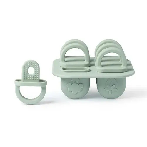 Grow By Annabel Karmel Silicone Popsicle Tray With Sticks-Soft Sage | Baby Bunting AU
