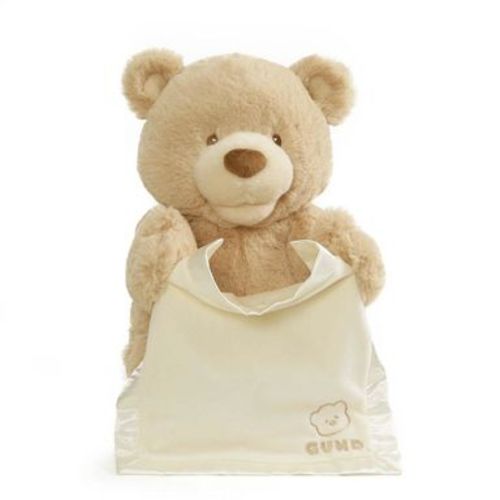 GUND Peek-A-Boo Teddy Bear Plush, Animated Stuffed Animal for Babies and Newborns, 11.5"