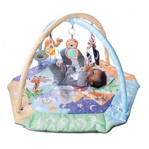 Islamic Arabic Alphabet 5-in-1 Baby Activity Gym & Playmat