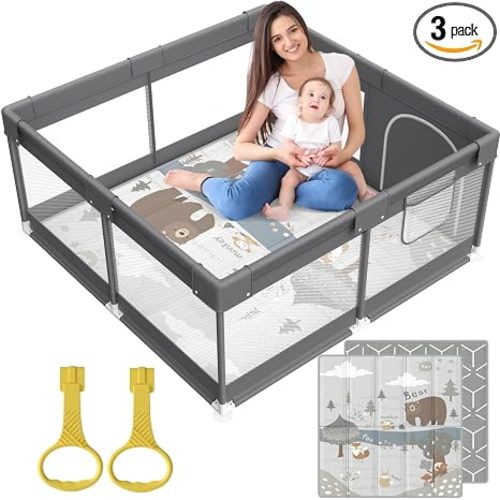 Baby Playpen with Mat