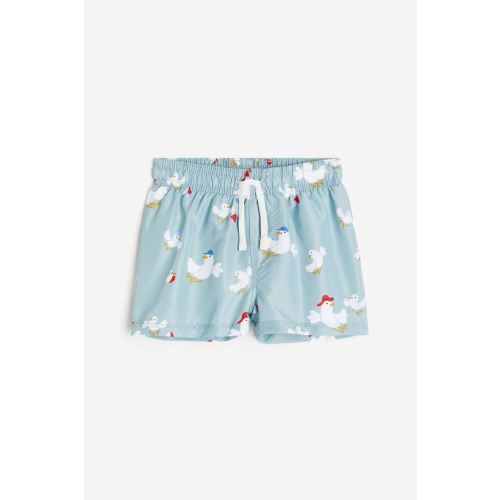 Patterned Swim Shorts